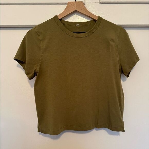 Lululemon Cropped Tee Small - Picture 1 of 5